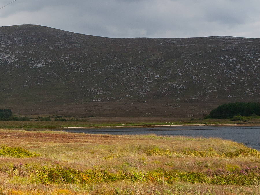 Lough Barra and Moylenanav in the Donegal hills.